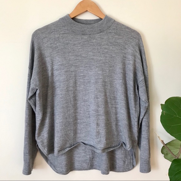 Madewell Sweaters - Madewell | Mock Neck Boxy Pullover